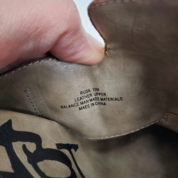 🤎 OTBT Rusk Brown Leather Buckle Wedge Mules 10 - Picture 11 of 13